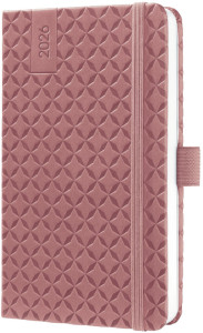 sigel Taschenkalender Jolie Flair 2026, Kunstleder, A6, grün