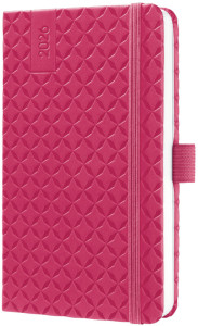 sigel Taschenkalender Jolie Flair 2026, Kunstleder, A6, grün