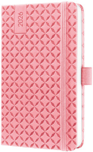 sigel Taschenkalender Jolie Flair 2026, Kunstleder, A6, grün