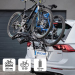 FISCHER Heck-Fahrradträger, für 2 Fahrräder/E-Bikes