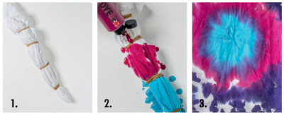 Marabu Set de peintures batik TIE DYE, 3 x 80 ml, pastel