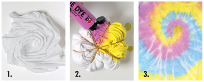 Marabu Set de peintures batik TIE DYE, 3 x 80 ml, pastel