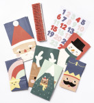 folia Calendrier de l'Avent SANTA & FRIENDS, 72 pièces