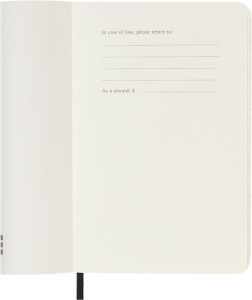 MOLESKINE Agenda de poche 2026, semainier, P/A6, noir