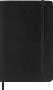 MOLESKINE Agenda de poche 2026, semainier, P/A6, noir