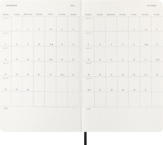 MOLESKINE Agenda de poche 2026, semainier, P/A6, noir