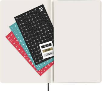 MOLESKINE Agenda de poche 2026, semainier, P/A6, noir