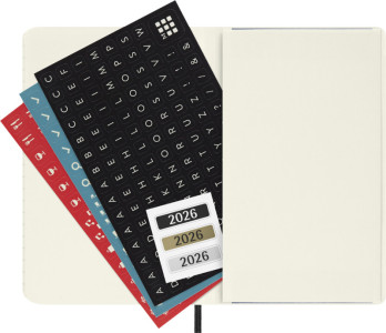MOLESKINE Agenda de poche 2026, journalier, P/A6, rouge