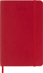 MOLESKINE Agenda de poche 2026, journalier, P/A6, rouge