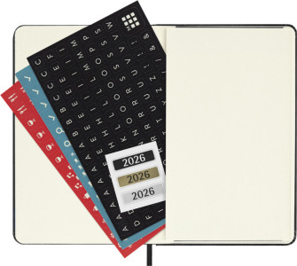 MOLESKINE Agenda de poche 2026, journalier, P/A6, noir