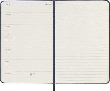 MOLESKINE Agenda de poche 2026, semainier, P/A6, noir