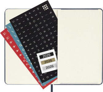 MOLESKINE Agenda de poche 2026, semainier, P/A6, noir