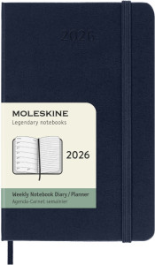 MOLESKINE Agenda de poche 2026, semainier, P/A6, noir