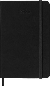MOLESKINE Agenda de poche 2026, semainier, P/A6, noir