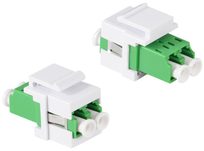 LogiLink Keystone-Halterungen-Set, ABS-Kunststoff, weiß