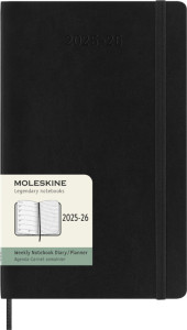 MOLESKINE Agenda 2025/2026, 18 mois, XL, noir