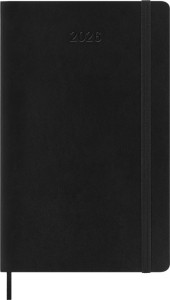 MOLESKINE Agenda 2026, journalier, L/A5, souple, noir
