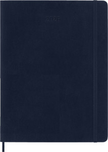MOLESKINE Agenda 2026, semainier, L/A5, souple, rouge