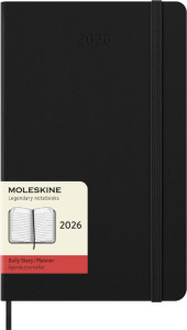 MOLESKINE Agenda 2026, journalier, L/A5, rigide, noir