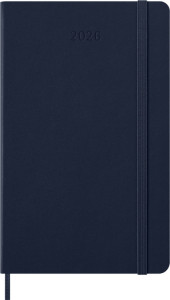 MOLESKINE Agenda 2026, semainier, L/A5, rigide, noir