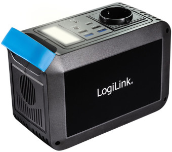 LogiLink Mobiles Ladegerät/Powerstation, 200 Watt, schwarz