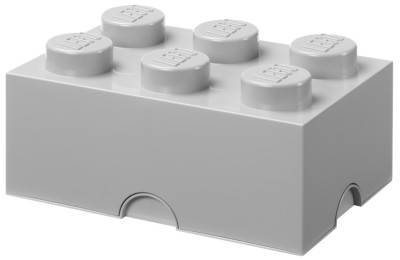 LEGO Brique de rangement STORAGE BRICK 6, 8,47 L, jaune