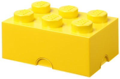LEGO Brique de rangement STORAGE BRICK 6, 8,47 L, noir