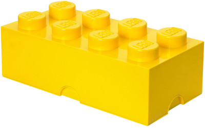LEGO Brique de rangement STORAGE BRICK 8, 12 L, jaune