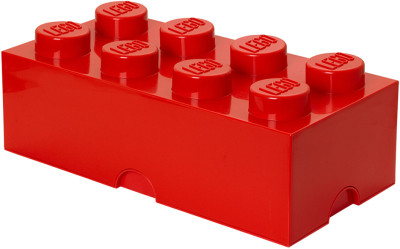 LEGO Brique de rangement STORAGE BRICK 8, 12 L, noir