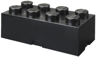 LEGO Brique de rangement STORAGE BRICK 8, 12 L, noir