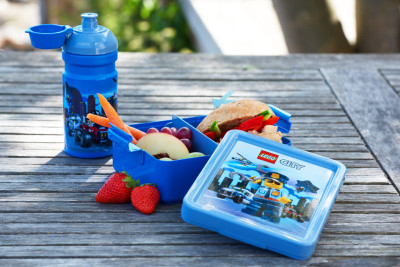LEGO Boîte à goûter LUNCH BOX ICONIC, rouge/bleu