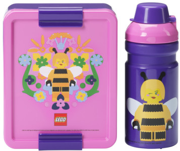 LEGO Gourde + Boîte à goûter LUNCH SET NINJAGO, bleu/noir