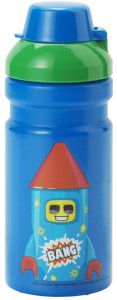 LEGO Gourde FIREWORK GUY, 390 ml, bleu