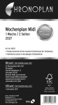 CHRONOPLAN Wochenplan 2026, 1 Woche/2 Seiten, Midi, Zahlen