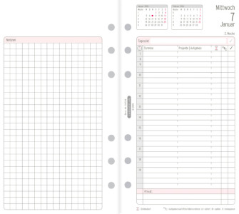 CHRONOPLAN Jahresset 2026, Midi, 96 x 172 mm