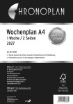 CHRONOPLAN Wochenplan 2026, 1 Woche/2 Seiten, DIN A4