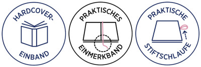 Calendrier CHRONOPLAN Business Edition 2026 Allemand, A5, noir