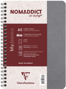 Clairefontaine Notizbuch AGE BAG, DIN A5, liniert, rosa