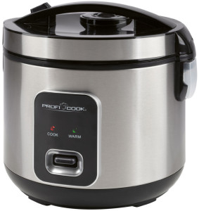 PROFI COOK Cuiseur 2 en 1 riz/vapeur PC-RK 1285, noir