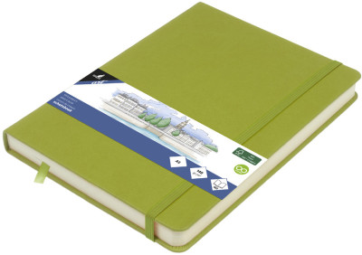 kangaro Cahier de croquis, 160 pages, A5, lime green