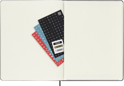 MOLESKINE Agenda Pro 2026, L/A5, couverture rigide, noir