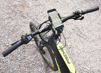 FISCHER Fahrrad-Multimedia-Smartphonebox, schwarz
