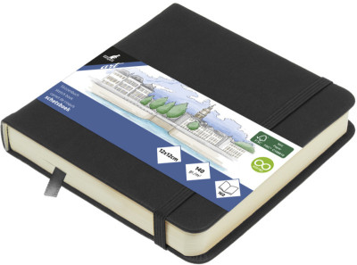kangaro Carnet de croquis, 160 pages, 120x120 mm, noir