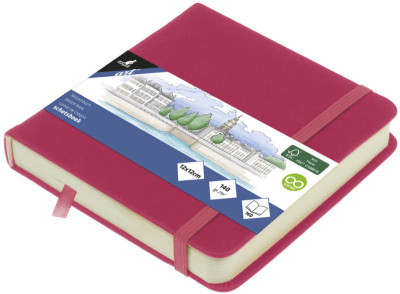 kangaro Carnet de croquis, 160 pages, 120x120 mm, noir