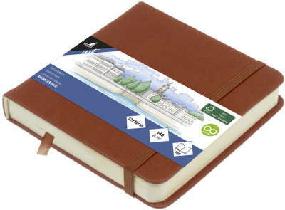 kangaro Carnet de croquis, 160 pages, 120x120 mm, noir