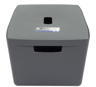 Couvercle kangourou pour boîte de rangement M, PP, gris