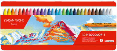 CARAN D'ACHE Pastel à la cire NEOCOLOR I, étui métal de 10