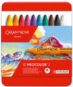 CARAN D'ACHE Pastel à la cire NEOCOLOR I, étui métal de 30