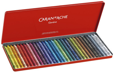 CARAN D'ACHE Pastel à la cire NEOCOLOR I, étui métal de 30