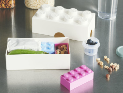 LEGO Boîte à snack MINI BOX 8, 110 ml, blanc